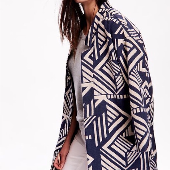 Old Navy Jackets & Blazers - Old Navy | Geometric Print Wool Coat